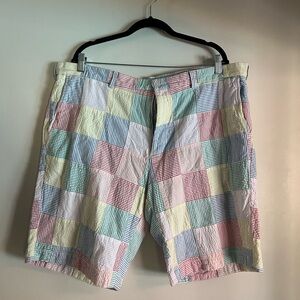 Brooks Brothers Seersucker Patchwork Shorts W42